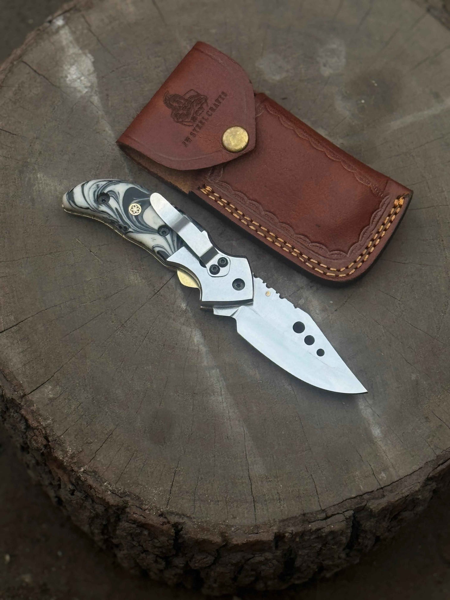 Custom Pocket Knife Personalized Gift, Handmade Men's BOYFRIEND Gift for him, Fathers Day Gift Custom Knife Engraved Pocket Knife EDC Knifes