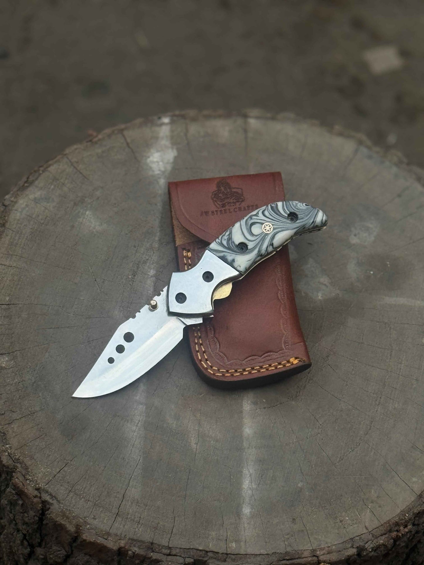 Custom Pocket Knife Personalized Gift, Handmade Men's BOYFRIEND Gift for him, Fathers Day Gift Custom Knife Engraved Pocket Knife EDC Knifes