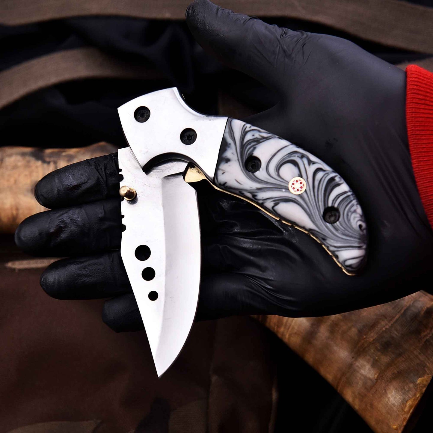 Custom Pocket Knife Personalized Gift, Handmade Men's BOYFRIEND Gift for him, Fathers Day Gift Custom Knife Engraved Pocket Knife EDC Knifes