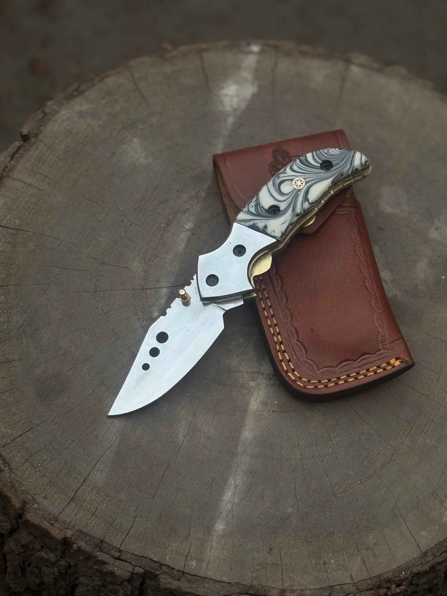 Custom Pocket Knife Personalized Gift, Handmade Men's BOYFRIEND Gift for him, Fathers Day Gift Custom Knife Engraved Pocket Knife EDC Knifes