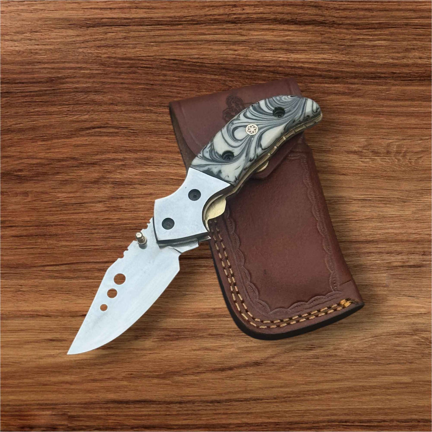 Custom Pocket Knife Personalized Gift, Handmade Men's BOYFRIEND Gift for him, Fathers Day Gift Custom Knife Engraved Pocket Knife EDC Knifes
