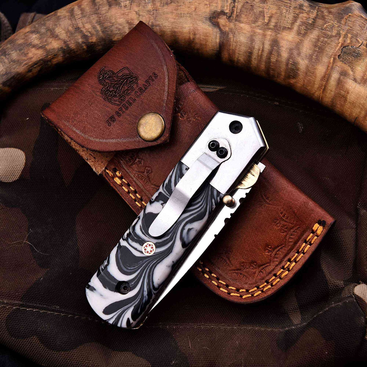 Personalized Handmade Pocket Knife Under Lock Pocket Knife, Birthday Gift, Folding Knife, Groomsmen Gift, Husband Gift, Boyfriend Gift