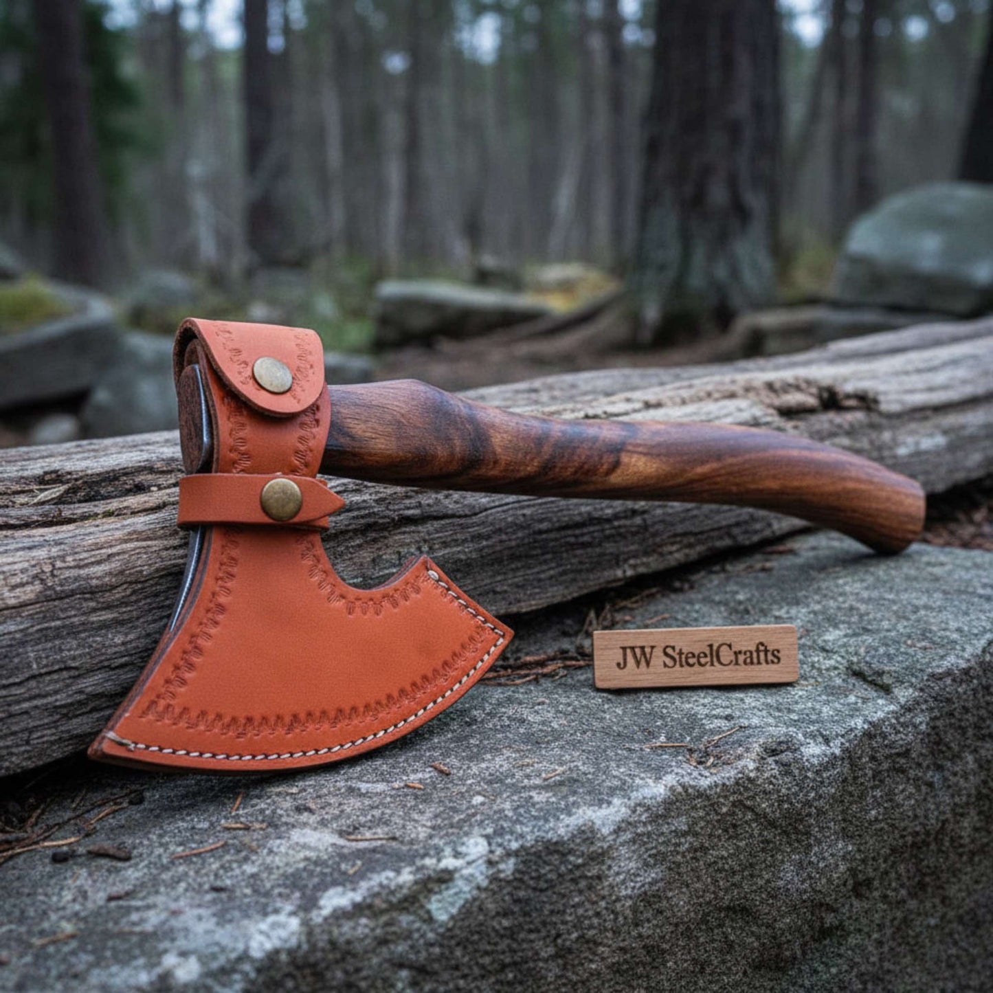 Damascus Steel Axe Viking Axe Hatchet Axe Bearded Axe Tomahawk handmade axe by JW SteelCrafts