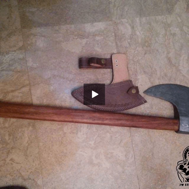 Customized Pattern Welded Axe Viking Axe Hatchet Bearded Axe Tomahawk Default Title