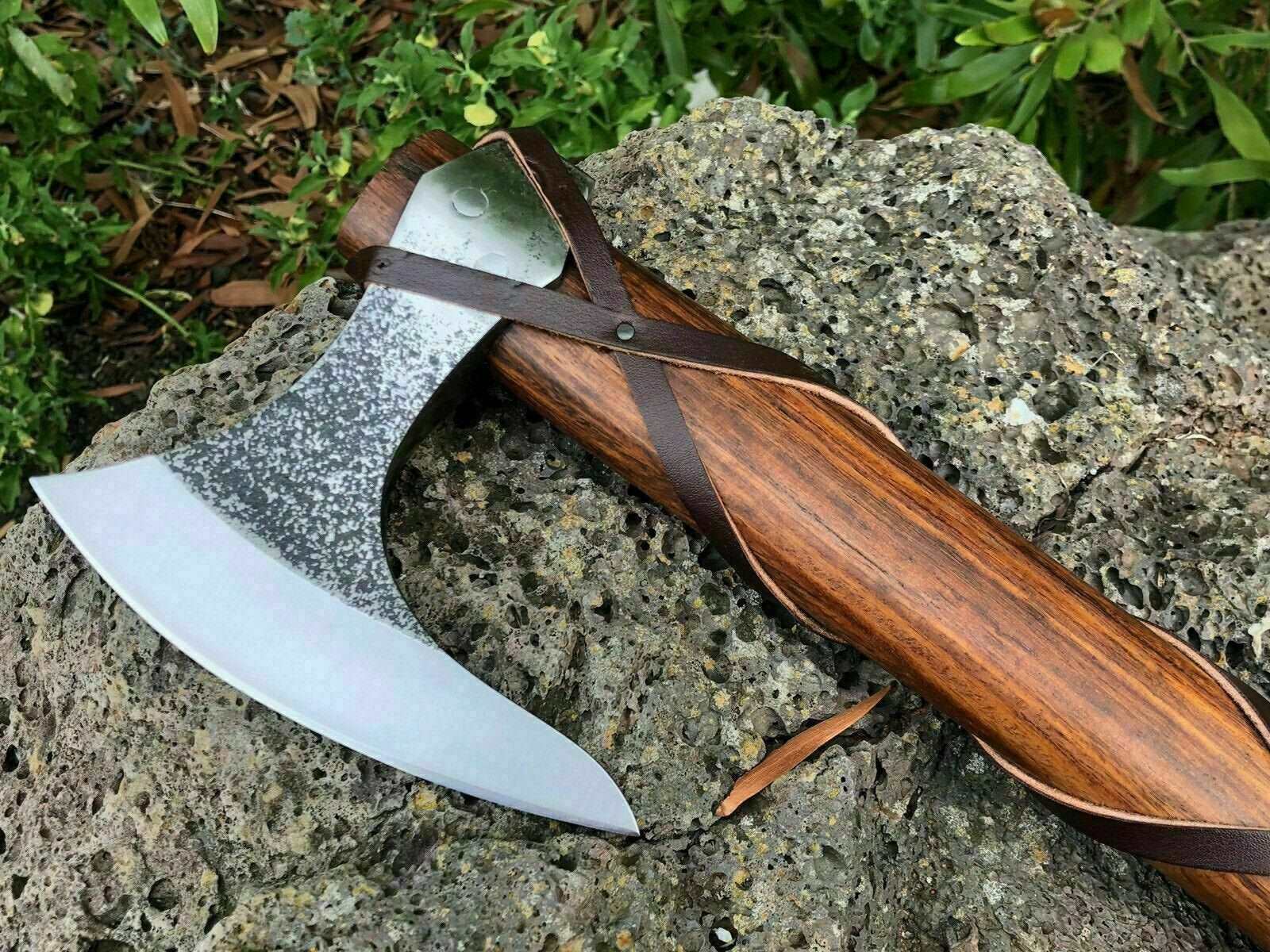 Damascus Steel Axe Viking Axe Hatchet Axe Bearded Axe Tomahawk