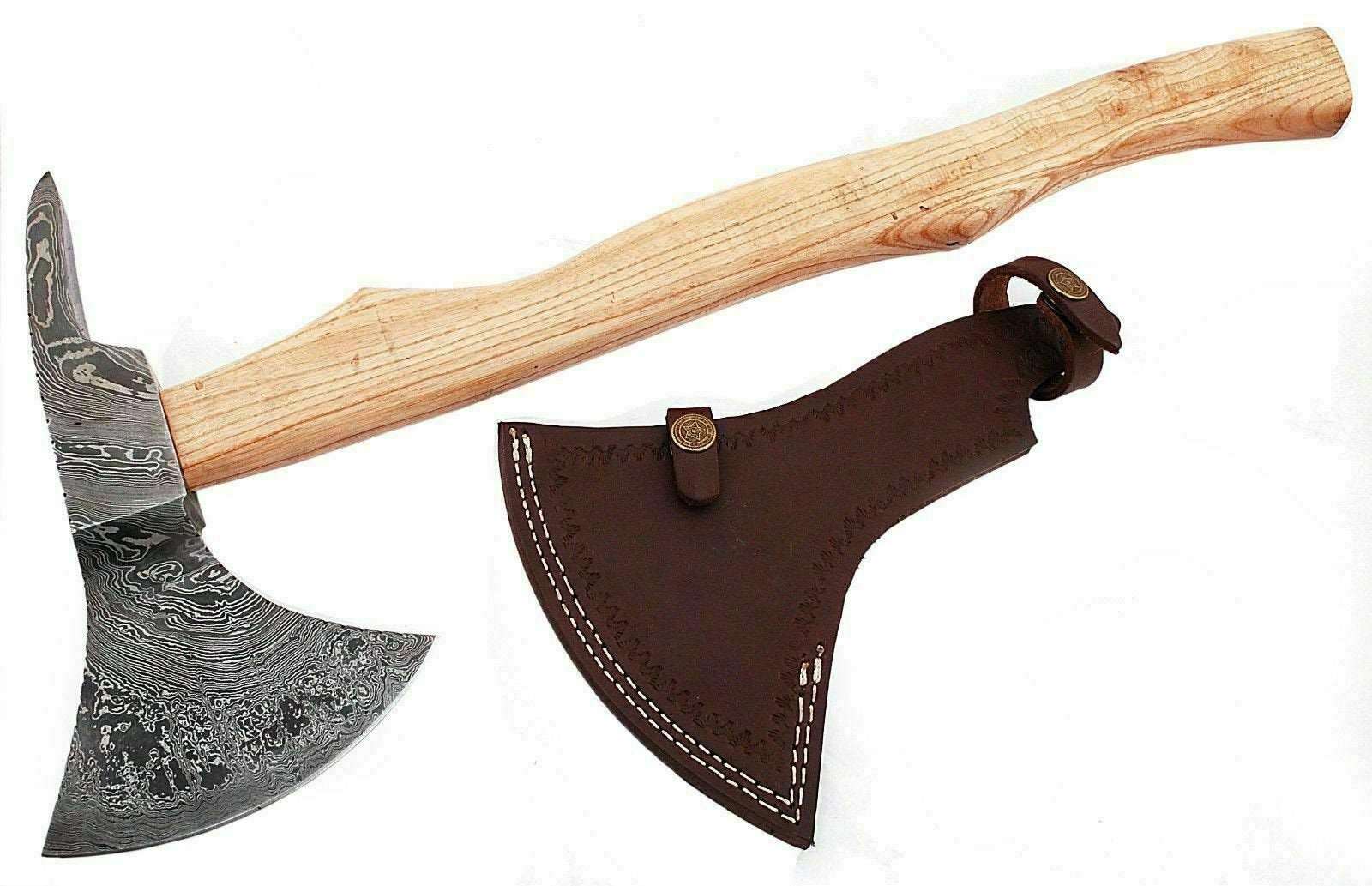 Damascus Steel Axe Viking Axe Hatchet Axe Bearded Axe Tomahawk