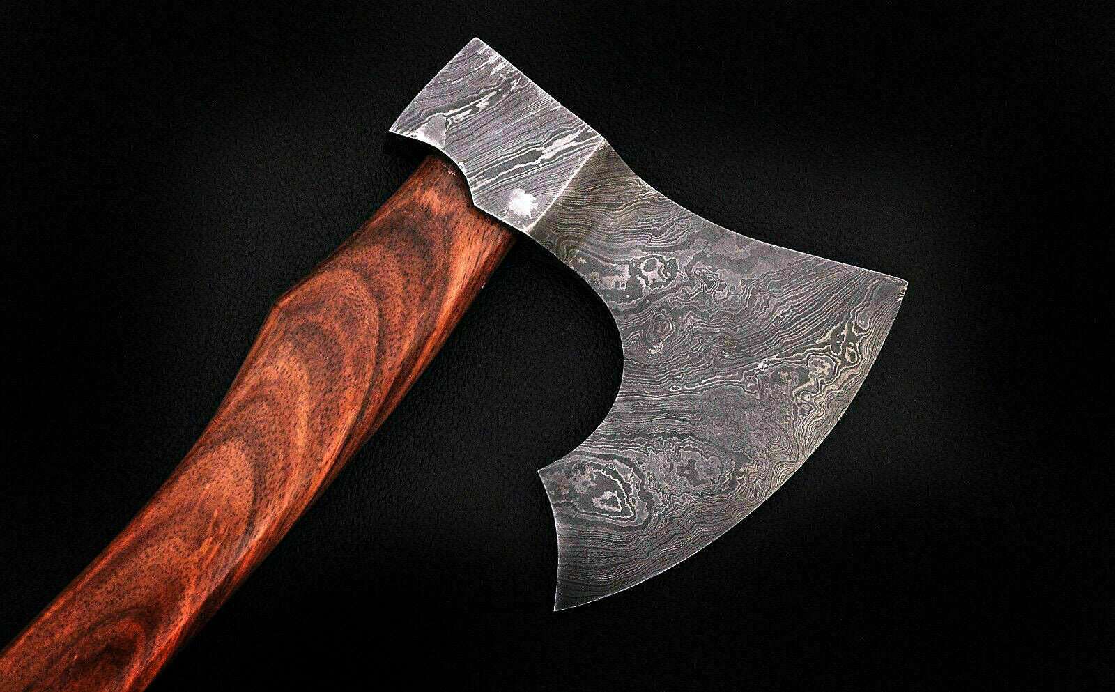Damascus Steel Axe Viking Axe Hatchet Axe Bearded Axe Tomahawk