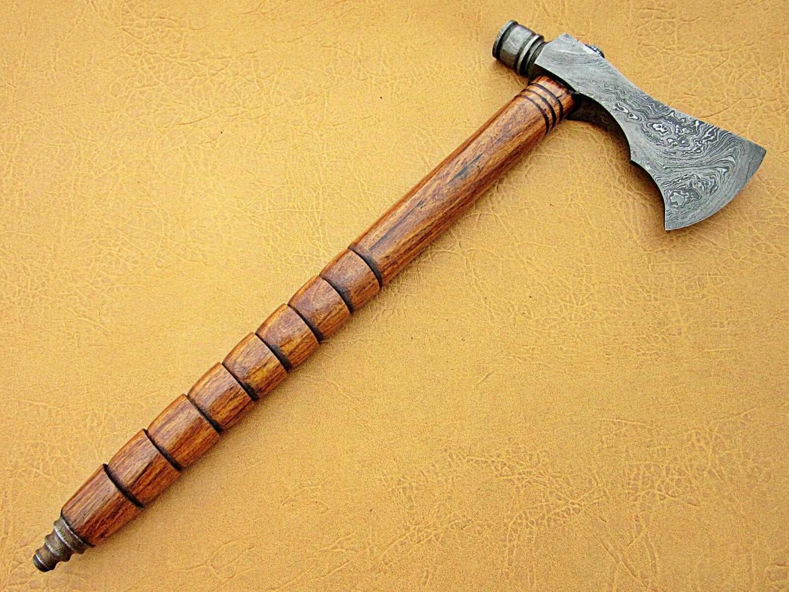 Damascus Steel Axe Viking Axe Hatchet Axe Bearded Axe Tomahawk