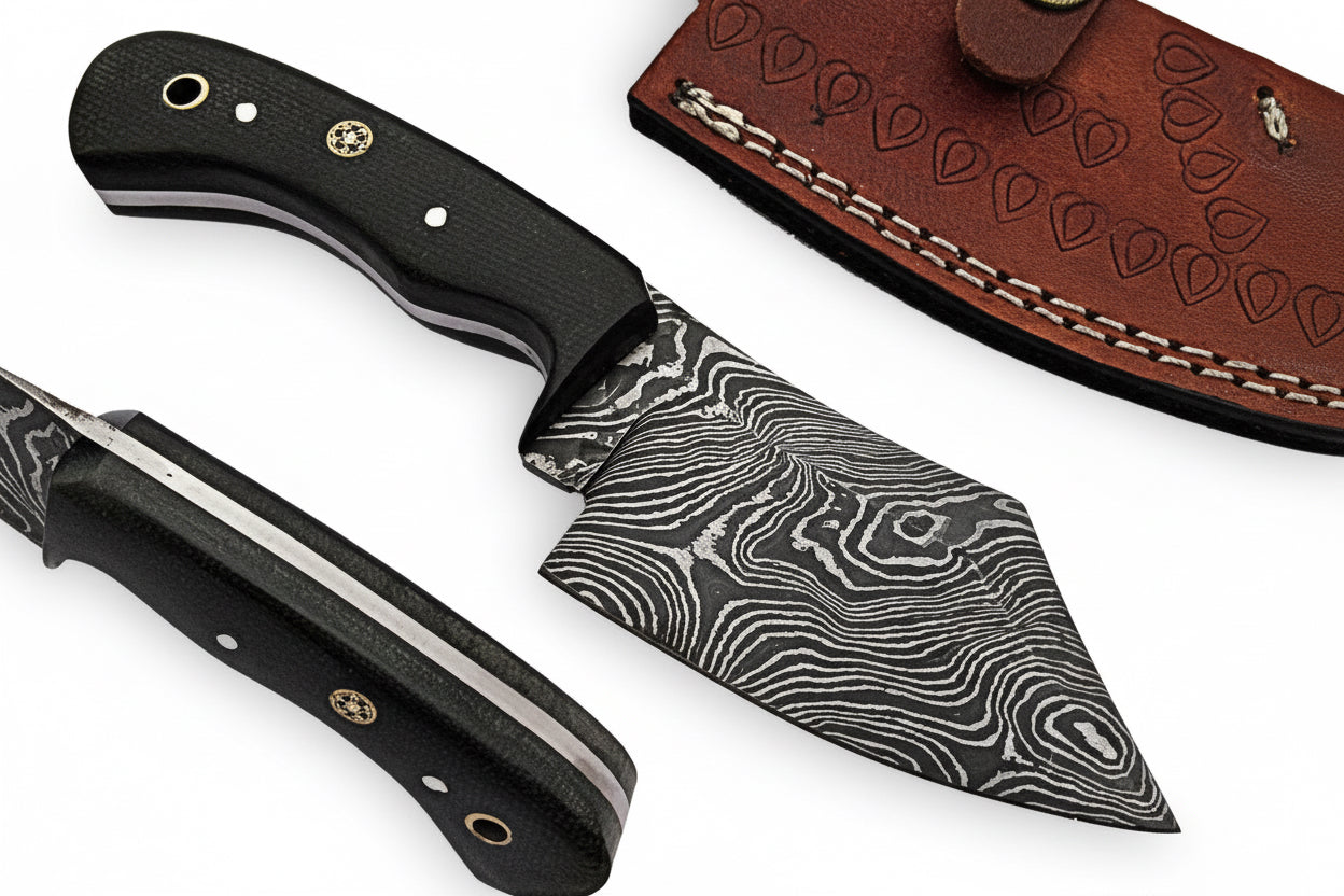 Handmade Cleaver Knife Damascus Steel DK-0420