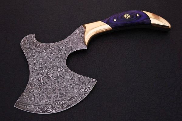 Handmade Axe Damascus Steel DK_0437