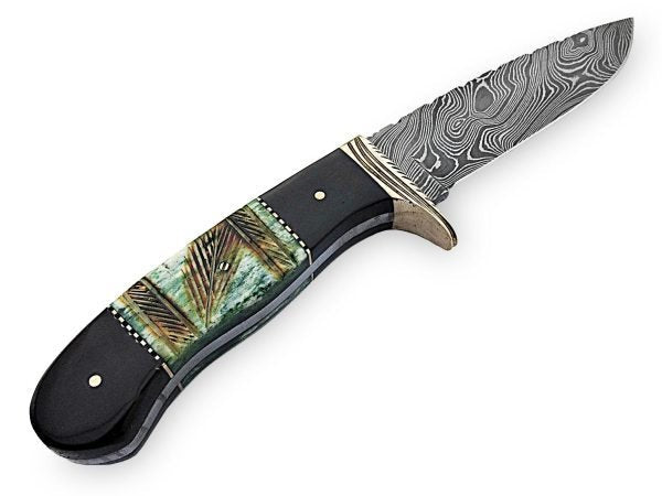 Custom Handmade Bowie Knife Damascus Steel | Hunting Knives DK-048
