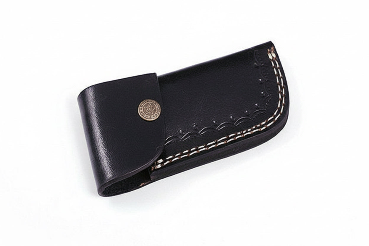 Handmade Folding Knife Damascus Steel