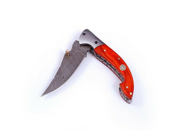 Handmade Folding Knife Damascus Steel DK-0501