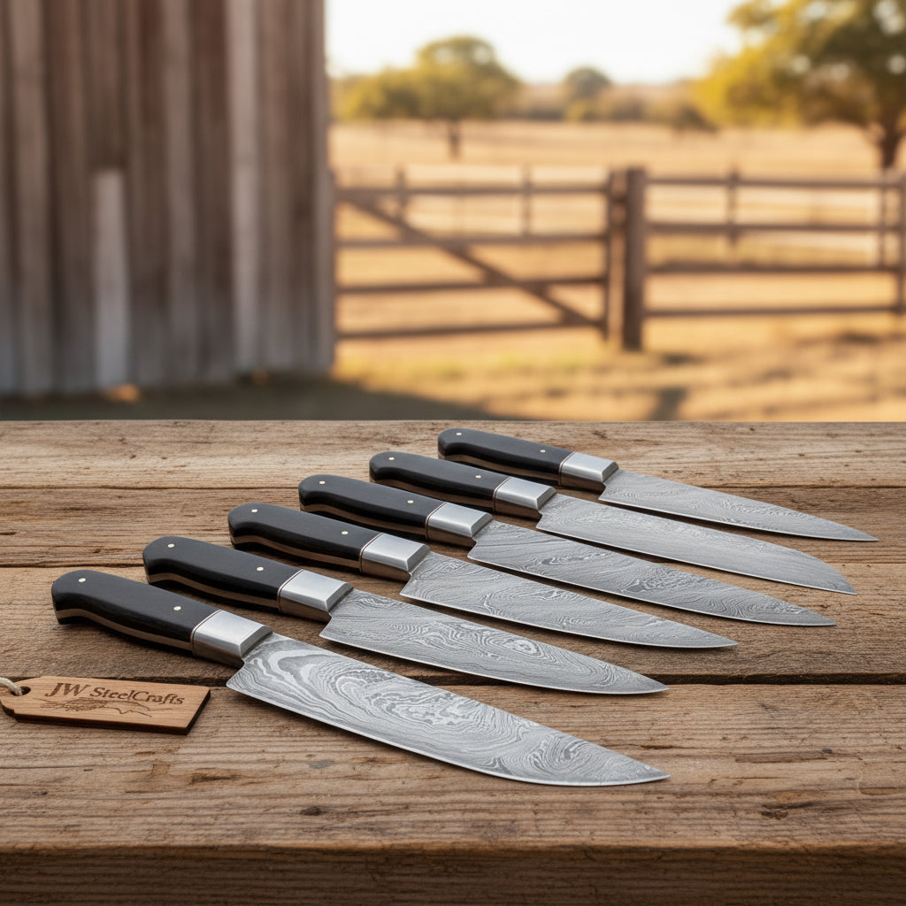 Damascus Knife Custom Handmade - 8.25" to 13" Inches Buffalo Horn Handle DK-0386