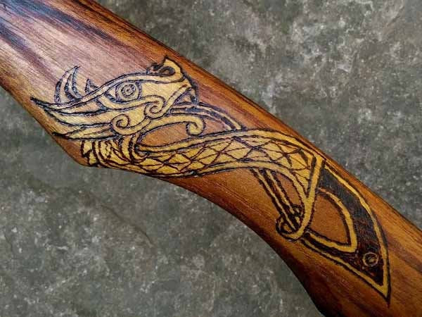 Customized Steel Axe with Wood Handle for Efficient Chopping