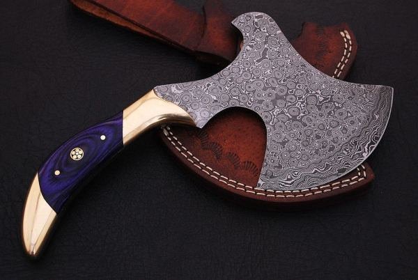 Handmade Axe Damascus Steel DK_0437