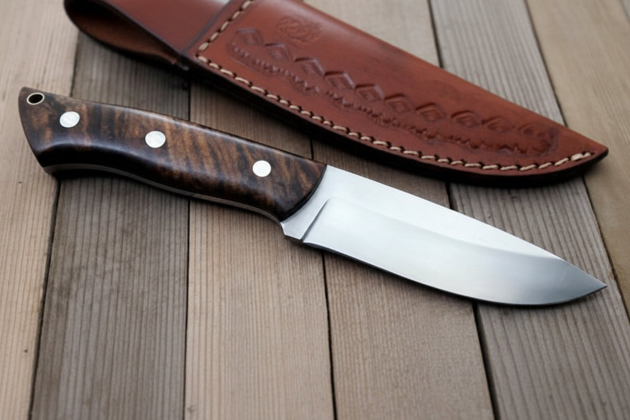 Custom Handmade Damascus Steel Hunting Knife