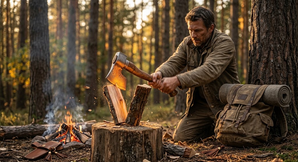 Best Handmade Camping Axe in 2026: Damascus vs Carbon Steel for Outdoor Use