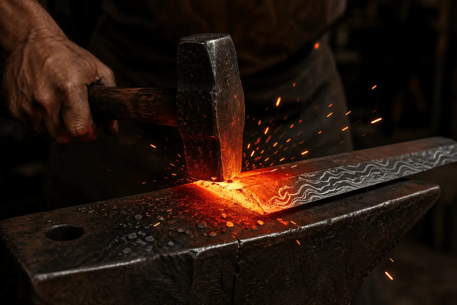how is damascus steel made