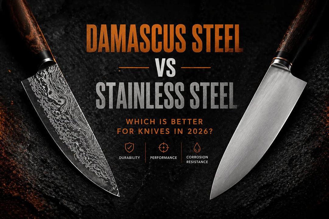 Damascus Steel vs Stainless Steel Knives