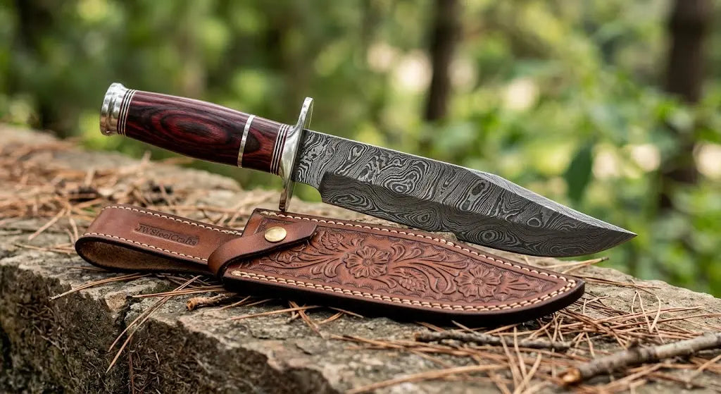  Copper Damascus Bowie Knife What Makes It Unique