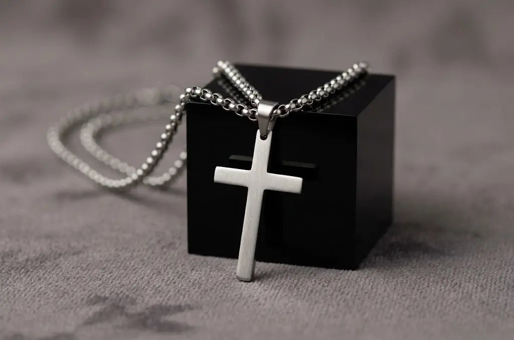 Cross Pendant Gift for Christian Men