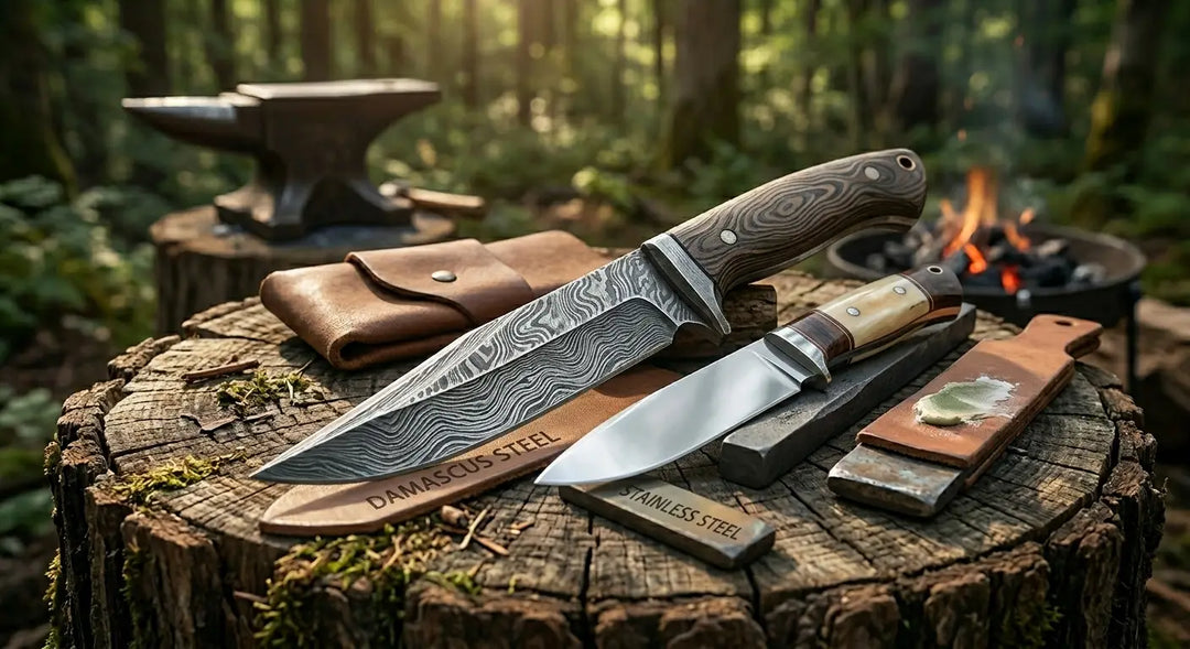 Damascus Steel vs Stainless Steel: Which Is Better for Knives in 2026?