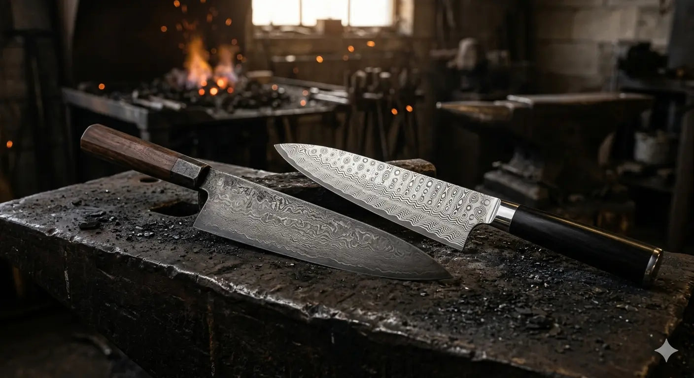 Damascus Steel vs Pattern Welded Steel