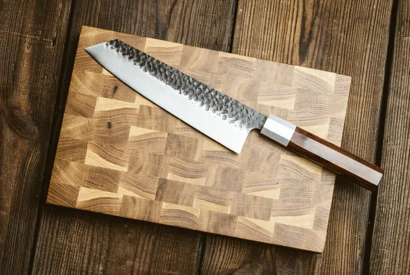 How a Handmade Damascus Tanto Knife Is Forged Step by Step