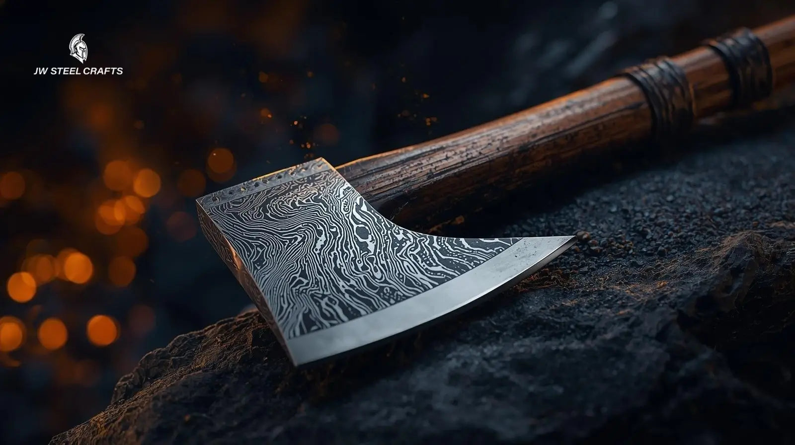 Damascus Steel Axes: Complete Guide to Hand-Forged Viking & Bushcraft Axes