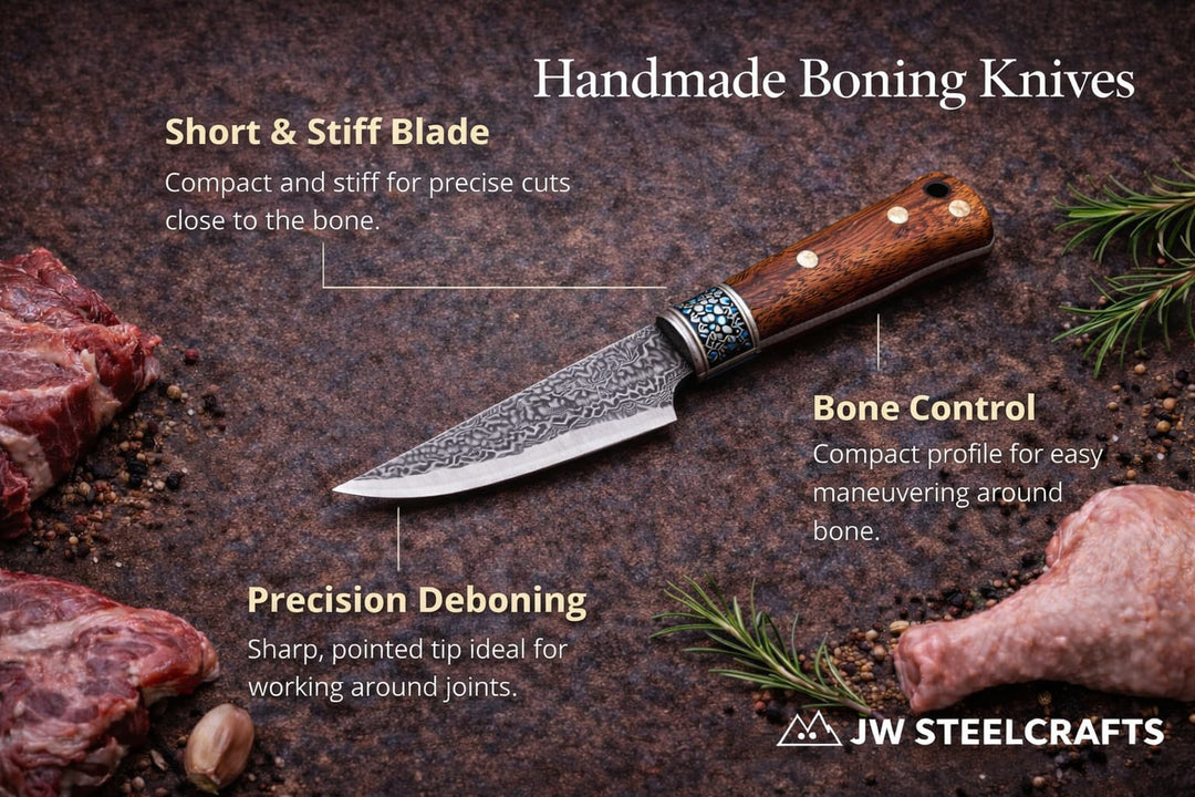 Handmade Boning Knives - JW SteelCrafts