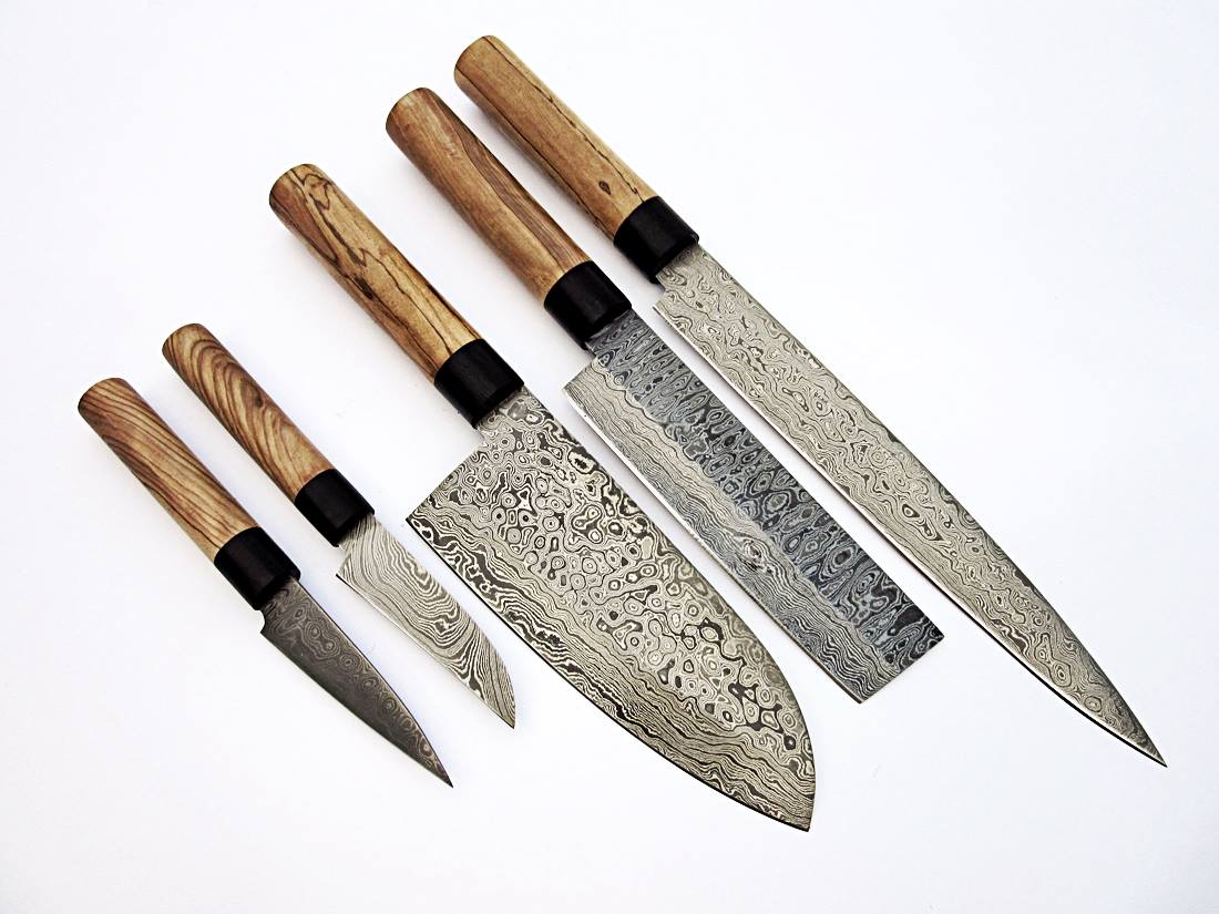 Damascus Steel Chef Knives - JW SteelCrafts