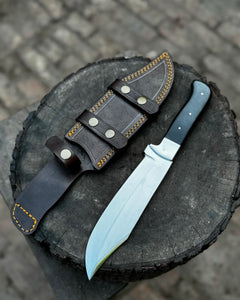 Personalized Bowie Knife Handmade Bush Craft Knife Fixed Blade EDC Knife Anniversary Gift,  Gift for him, Groomsman Gift, Easter Gift