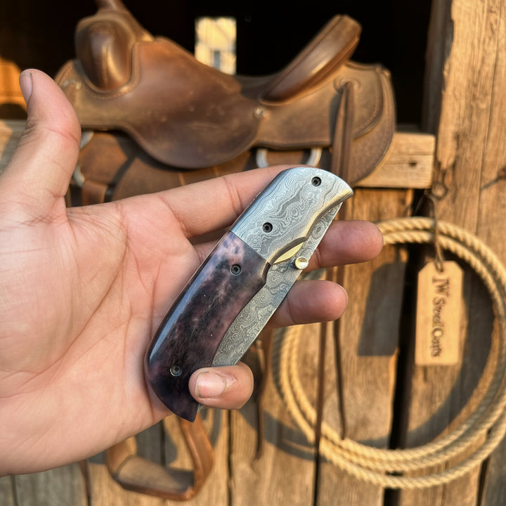 Rosewood Ridge Folder Knife 6" Handmade Rosewood Handle Liner Lock
