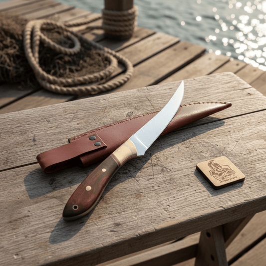 Fillet knife with wood handle handmade Handmade Fillet Knives by JW SteelCrafts