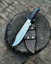 Load image into Gallery viewer, Personalized Bowie Knife Handmade Bush Craft Knife Fixed Blade EDC Knife Anniversary Gift,  Gift for him, Groomsman Gift, Easter Gift