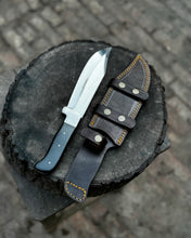 Load image into Gallery viewer, Personalized Bowie Knife Handmade Bush Craft Knife Fixed Blade EDC Knife Anniversary Gift,  Gift for him, Groomsman Gift, Easter Gift