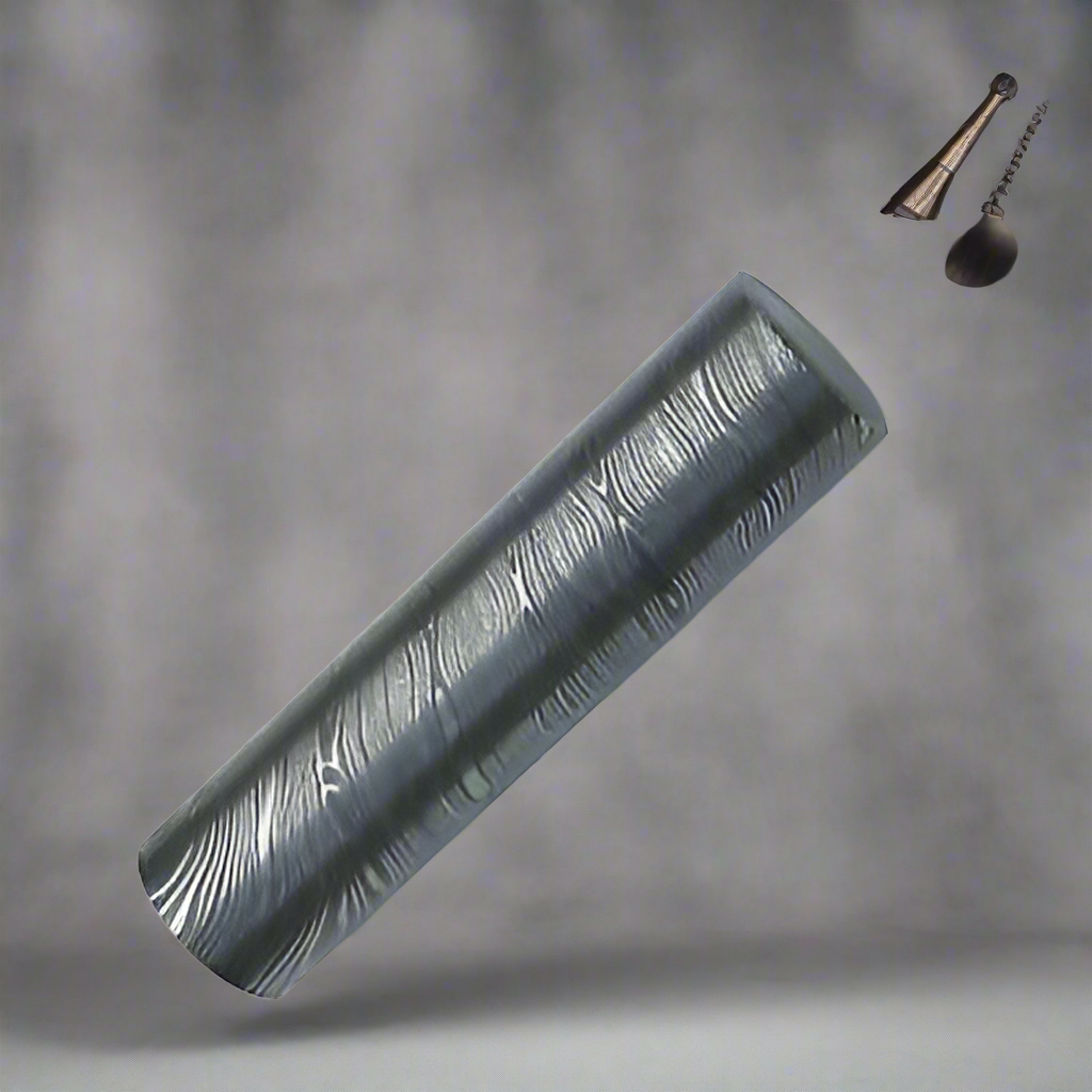 Damascus Steel Rod – 5” Length | Ideal for Ring Making, Knife Crafting & Custom Projects