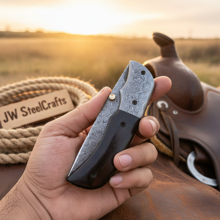 Rosewood Ridge Folder Knife 6" Handmade Rosewood Handle Liner Lock