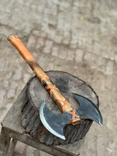 Load image into Gallery viewer, Double-Headed Viking Axe – Hand-Forged Warrior’s Relic -Choose your Style