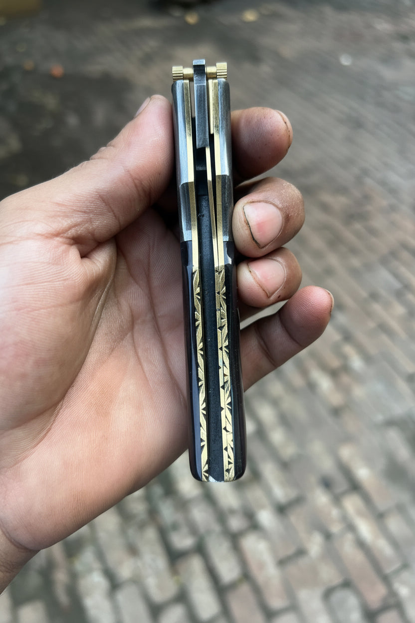 Rosewood Ridge Folder Knife 6" Handmade Rosewood Handle Liner Lock