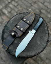 Load image into Gallery viewer, Personalized Bowie Knife Handmade Bush Craft Knife Fixed Blade EDC Knife Anniversary Gift,  Gift for him, Groomsman Gift, Easter Gift