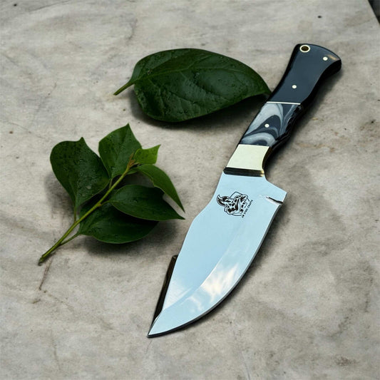 Personalized Skinner Knife Handmade High Polished Hunting knife Wedding Gift, Groomsman Gift, Gift for Her, Custom Knife, Boyfriend Gift