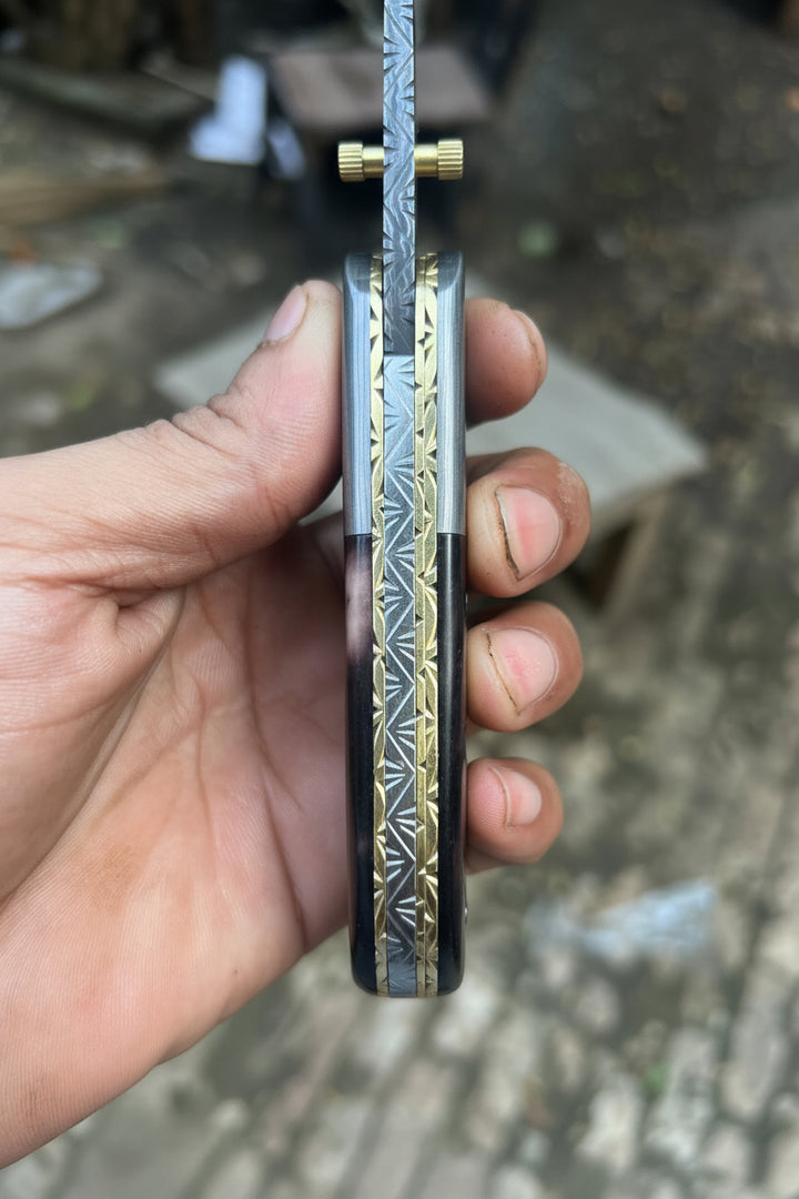 Rosewood Ridge Folder Knife 6" Handmade Rosewood Handle Liner Lock