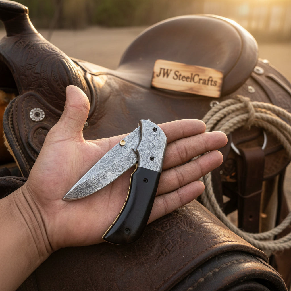 Rosewood Ridge Folder Knife 6" Handmade Rosewood Handle Liner Lock