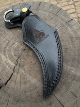 Load image into Gallery viewer, Handmade Custom Damascus Karambit Knife.