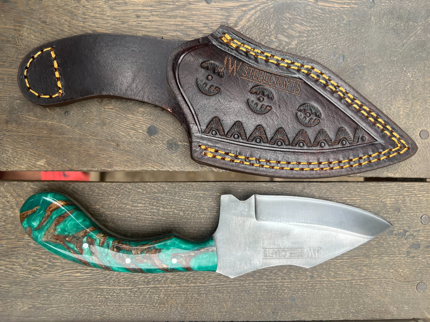Personalized Knife Handmade Hunting Knife Custom Fixed Blade EDC Knife Gift Idea Full Tang Gift For Him/Her Birthday Gift, Groomsmen Gift