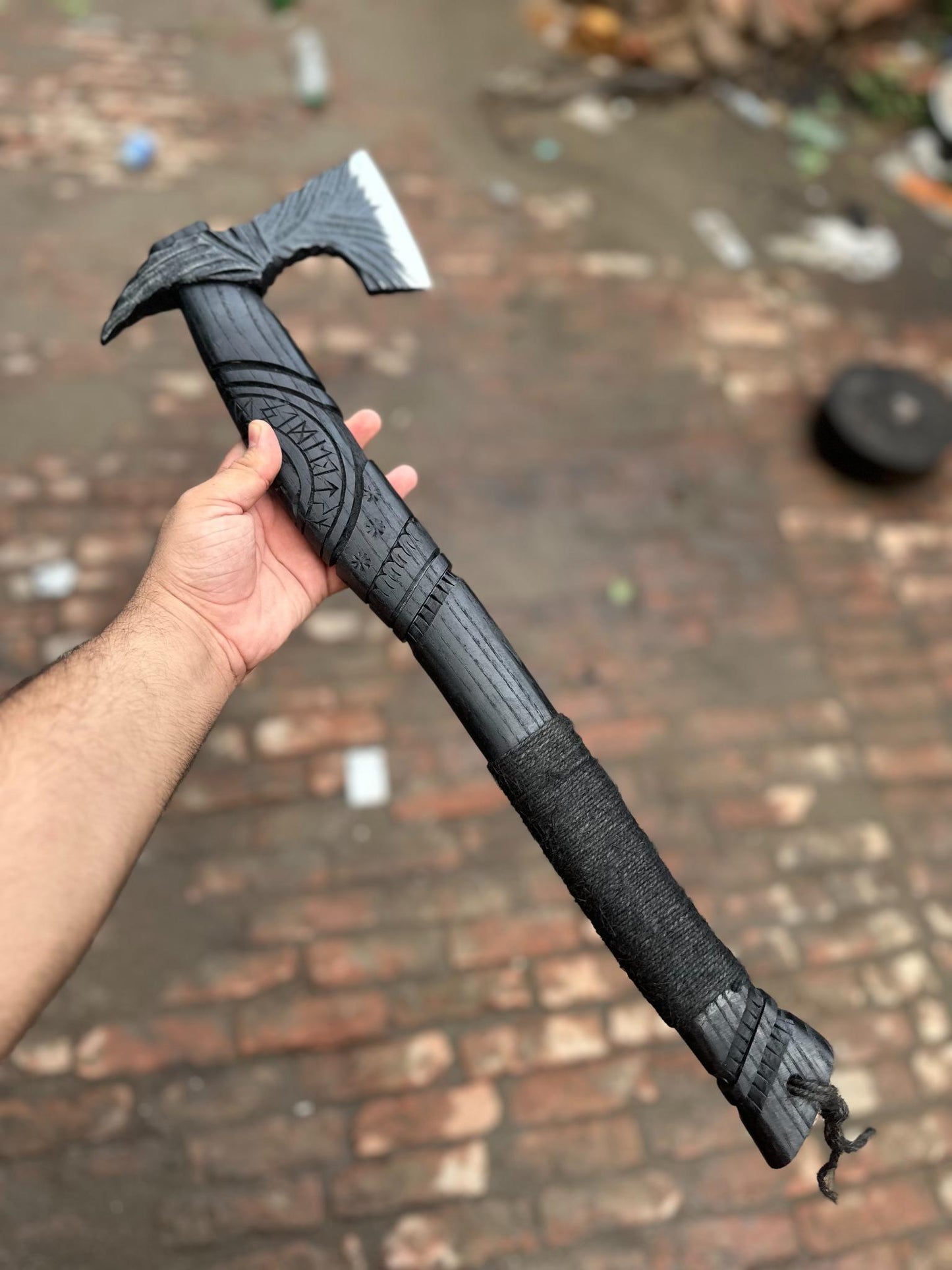 Personalized Handmade Viking Battle Axe Custom Gift  Forged Steel VIKING AXE with Engraved Wood Handle Anniversary Boyfriend husband Gift