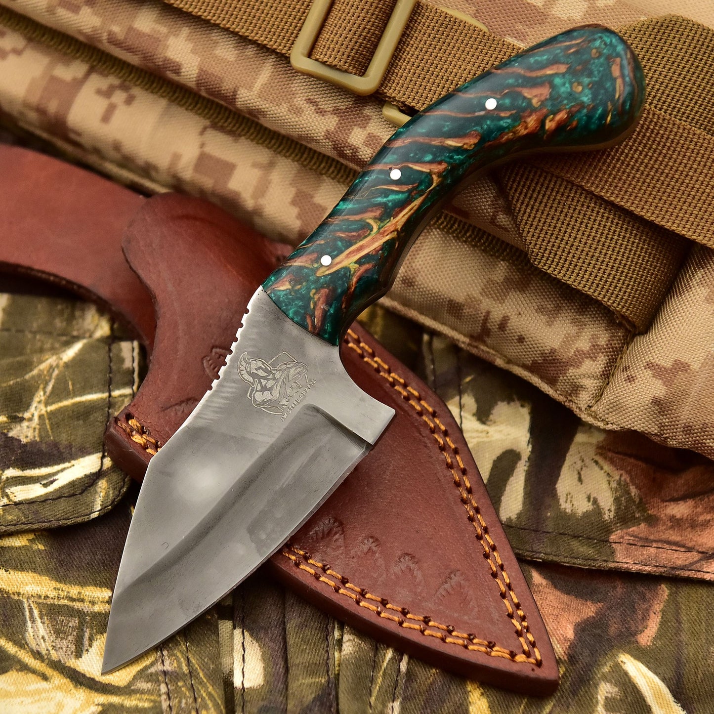Personalized Knife Handmade Hunting Knife Custom Fixed Blade EDC Knife Gift Idea Full Tang Gift For Him/Her Birthday Gift, Groomsmen Gift