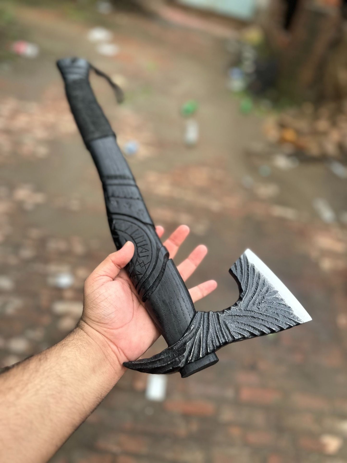 Personalized Handmade Viking Battle Axe Custom Gift  Forged Steel VIKING AXE with Engraved Wood Handle Anniversary Boyfriend husband Gift